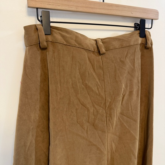 SCULLY | vintage brown faux suede palazzo pant - Picture 6 of 7